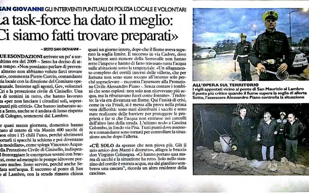 La task-force ha dato il meglio: «Ci siamo fatti trovare preparati»