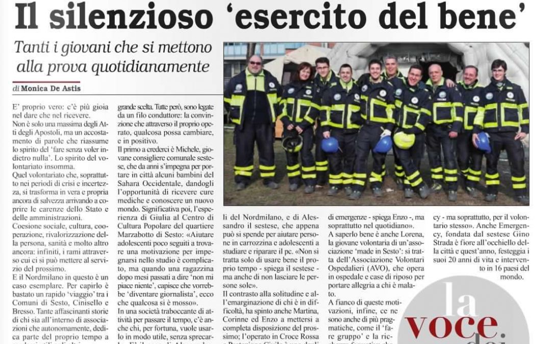 Il silenzioso ‘esercito del bene’
