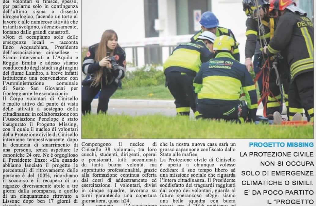 Gli angeli custodi della Protezione Civile